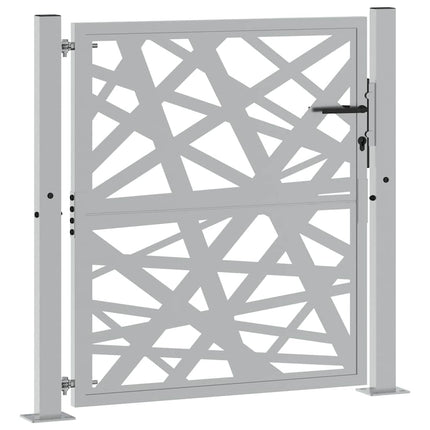 havelåge 100x100 cm vejrbestandigt stål med lysdesign