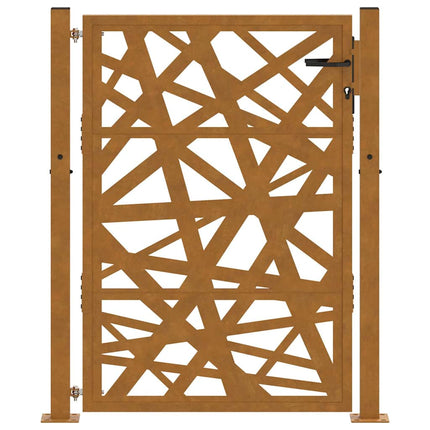 havelåge 100x125 cm vejrbestandigt stål med lysdesign