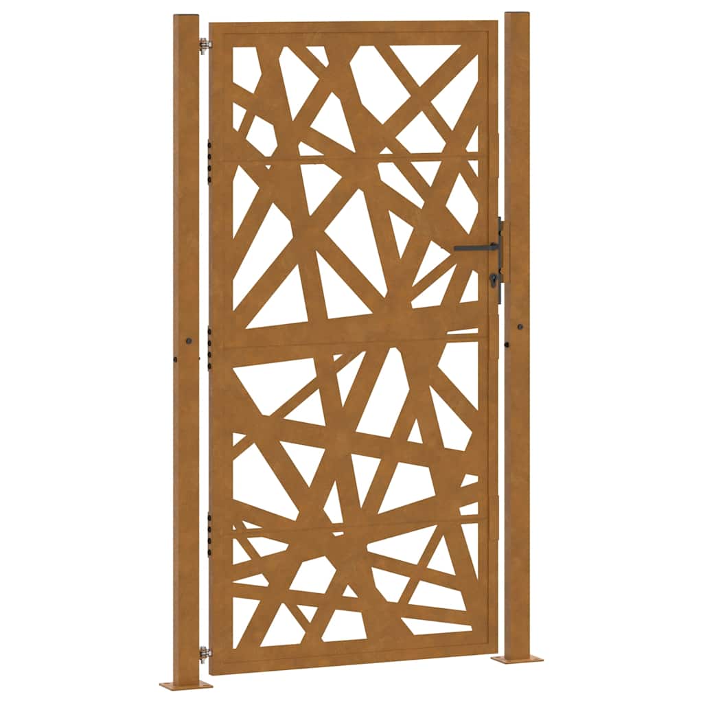 havelåge 100x175 cm vejrbestandigt stål med lysdesign