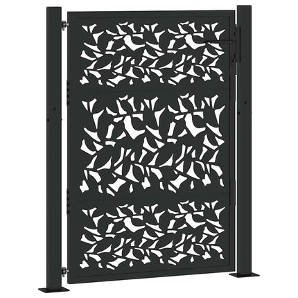 havelåge sort 100x125 cm stålbladdesign