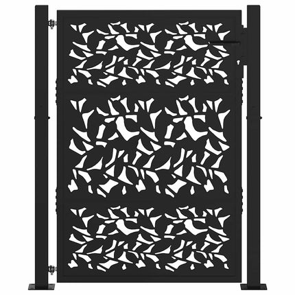 havelåge sort 100x125 cm stålbladdesign