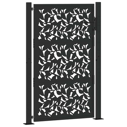 havelåge sort 100x150 cm stålbladdesign