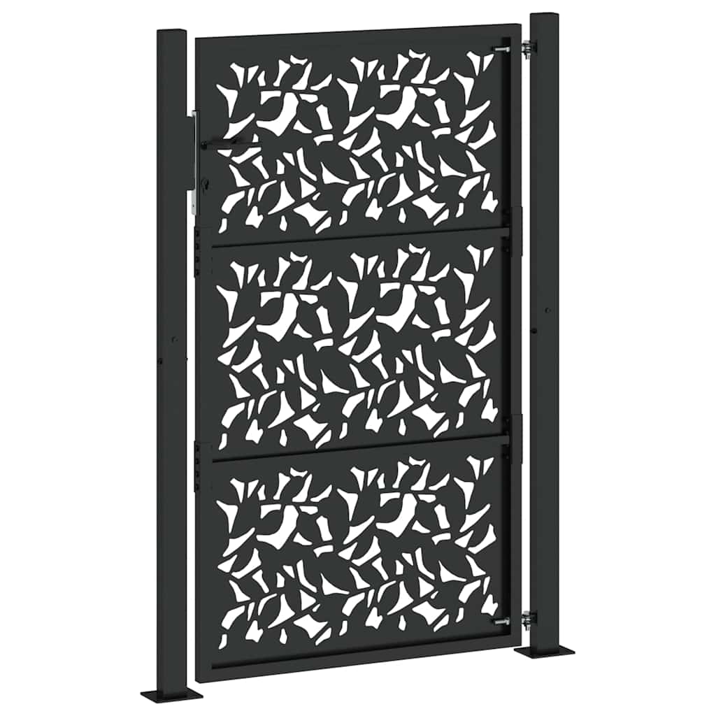 havelåge sort 100x150 cm stålbladdesign