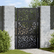 havelåge sort 100x150 cm stålbladdesign