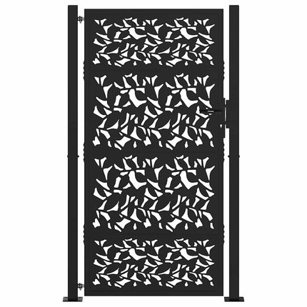 havelåge sort 100x175 cm stålbladdesign
