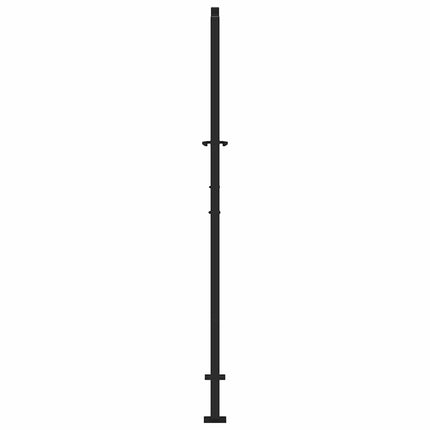 havelåge sort 100x175 cm stålbladdesign