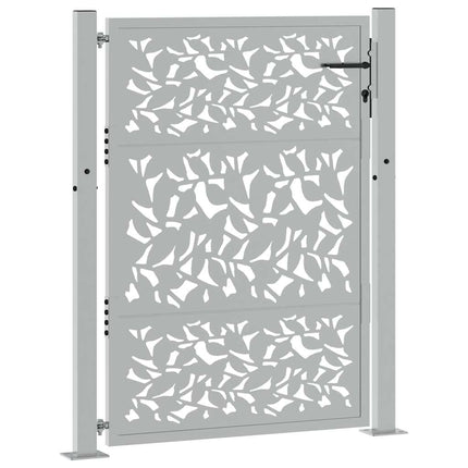 havelåge 100x125 cm vejrbestandigt stålbladdesign