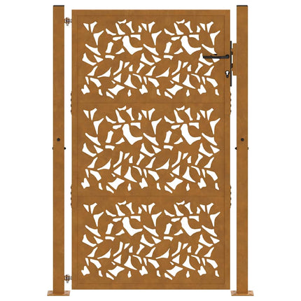 havelåge 100x150 cm vejrbestandigt stålbladdesign