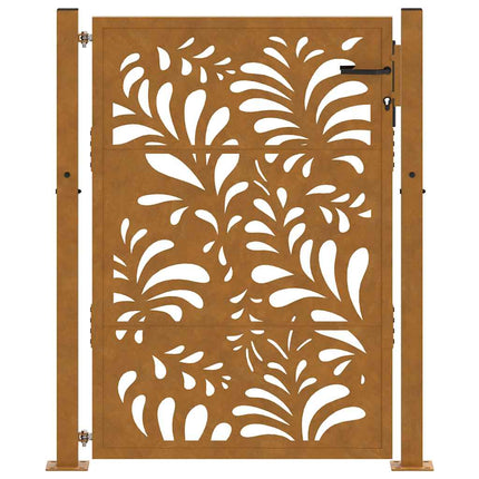 havelåge 100x125 cm vejrbestandigt stål bølgedesign