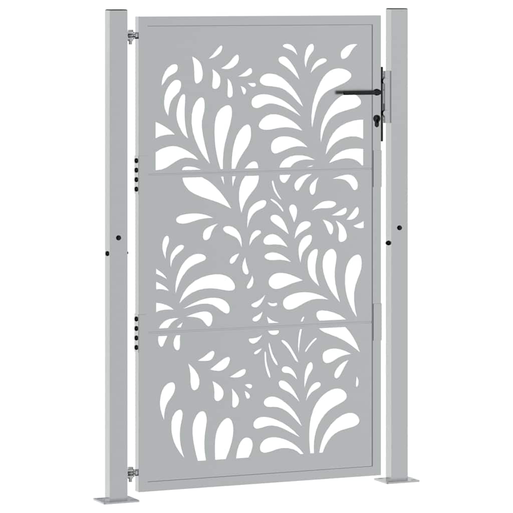 havelåge 105x155 cm vejrbestandigt stål bølgedesign