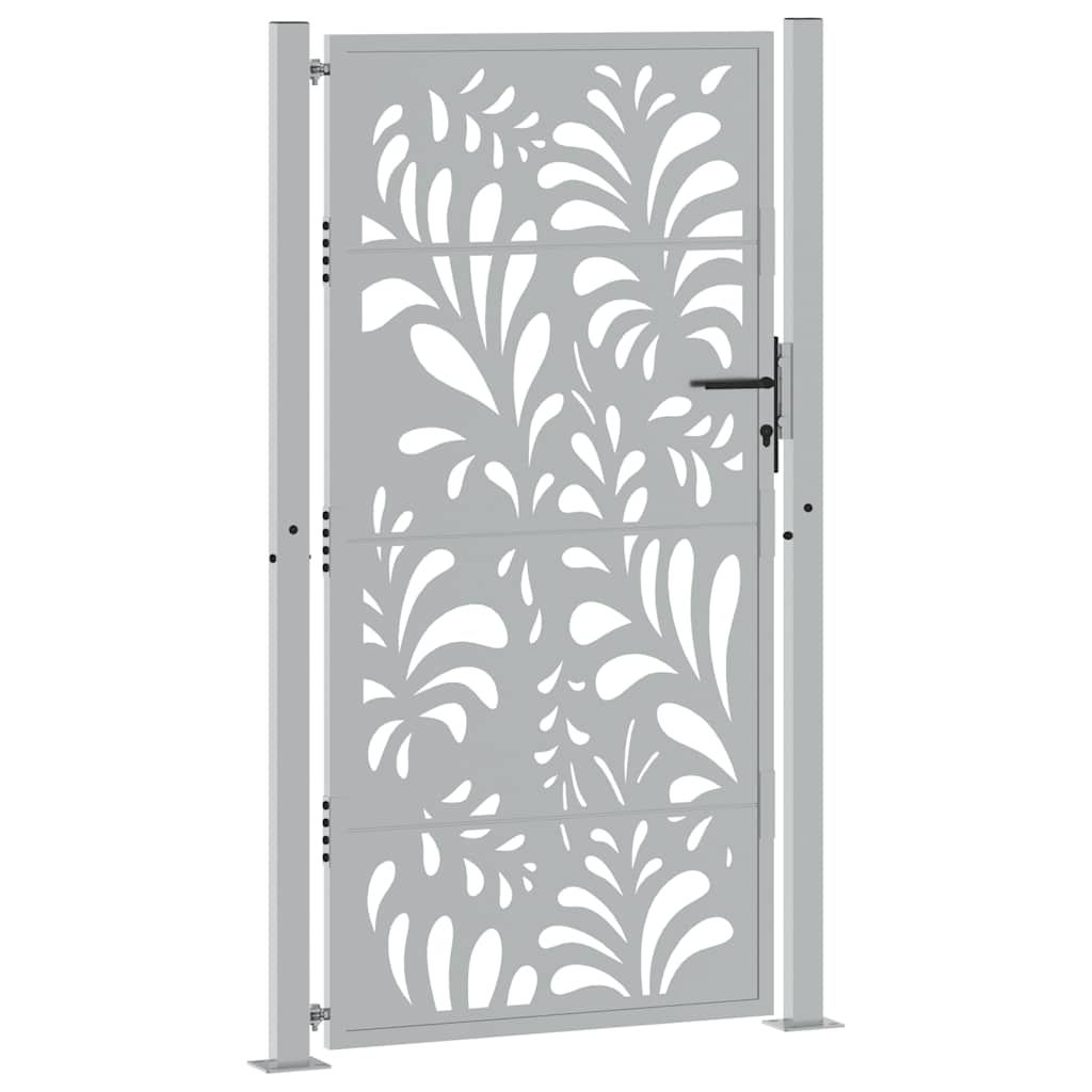 havelåge 105x180 cm vejrbestandigt stål bølgedesign