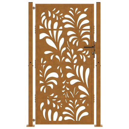 havelåge 100x175 cm vejrbestandigt stål bølgedesign