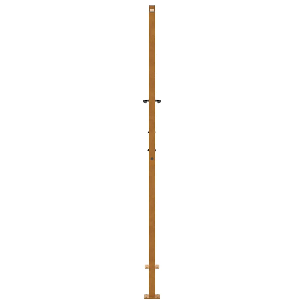 havelåge 105x180 cm vejrbestandigt stål bølgedesign