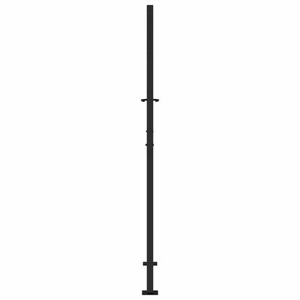 havelåge sort 100x175 cm stålspordesign