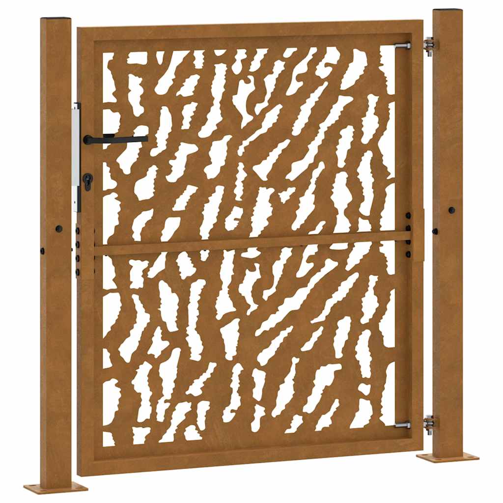 havelåge 105x105 cm vejrbestandigt stålspordesign