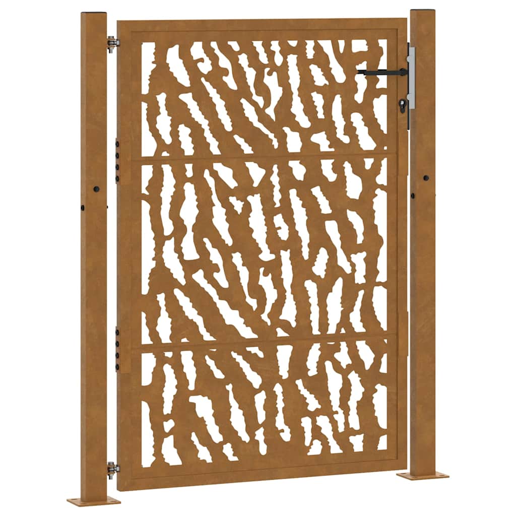 havelåge 105x130 cm vejrbestandigt stålspordesign