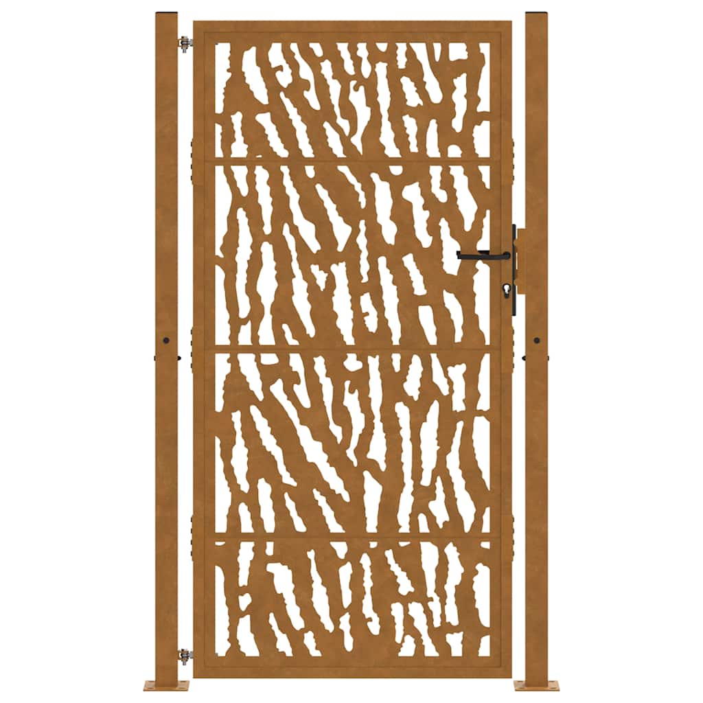 havelåge 100x200 cm vejrbestandigt stålspordesign