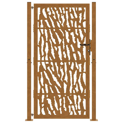 havelåge 100x200 cm vejrbestandigt stålspordesign