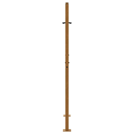 havelåge 100x150 cm vejrbestandigt stål flammedesign