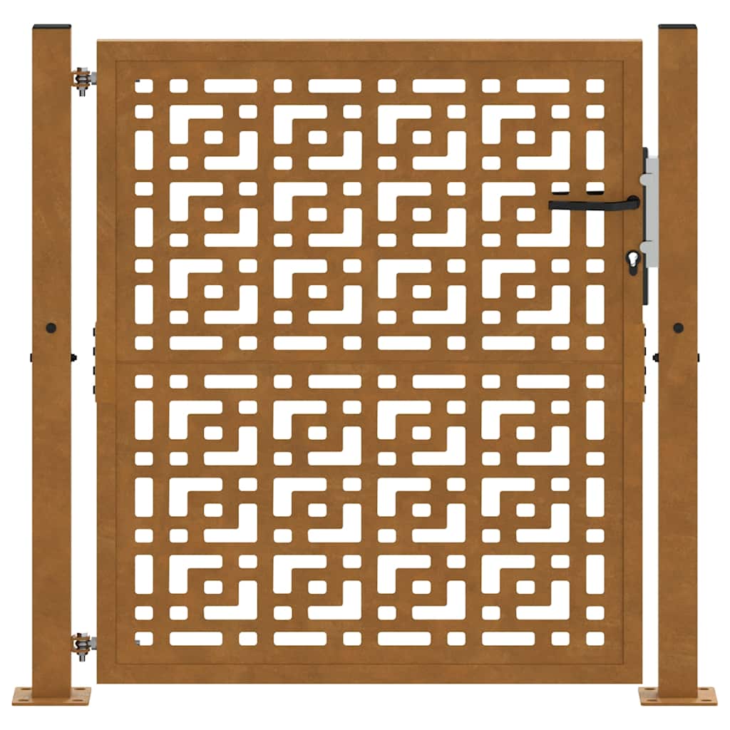 havelåge 105x105 cm vejrbestandigt stålkorsdesign