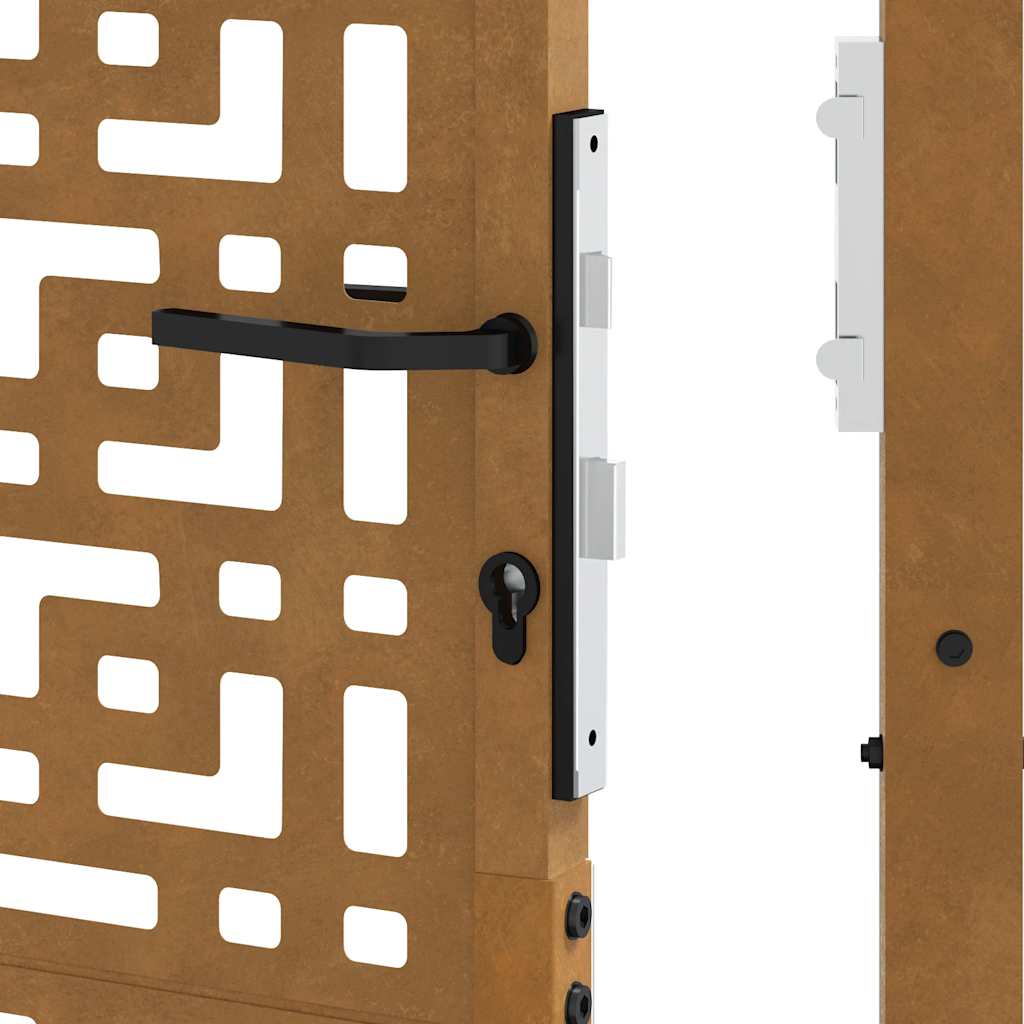 havelåge 105x105 cm vejrbestandigt stålkorsdesign