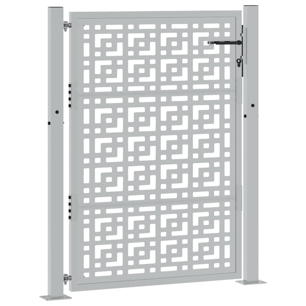 havelåge 105x130 cm vejrbestandigt stålkorsdesign