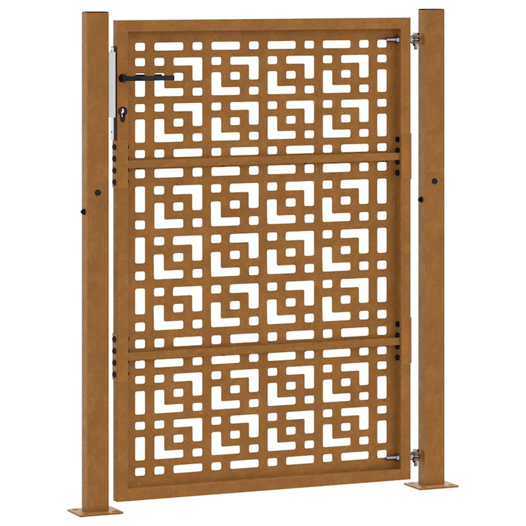 havelåge 105x130 cm vejrbestandigt stålkorsdesign