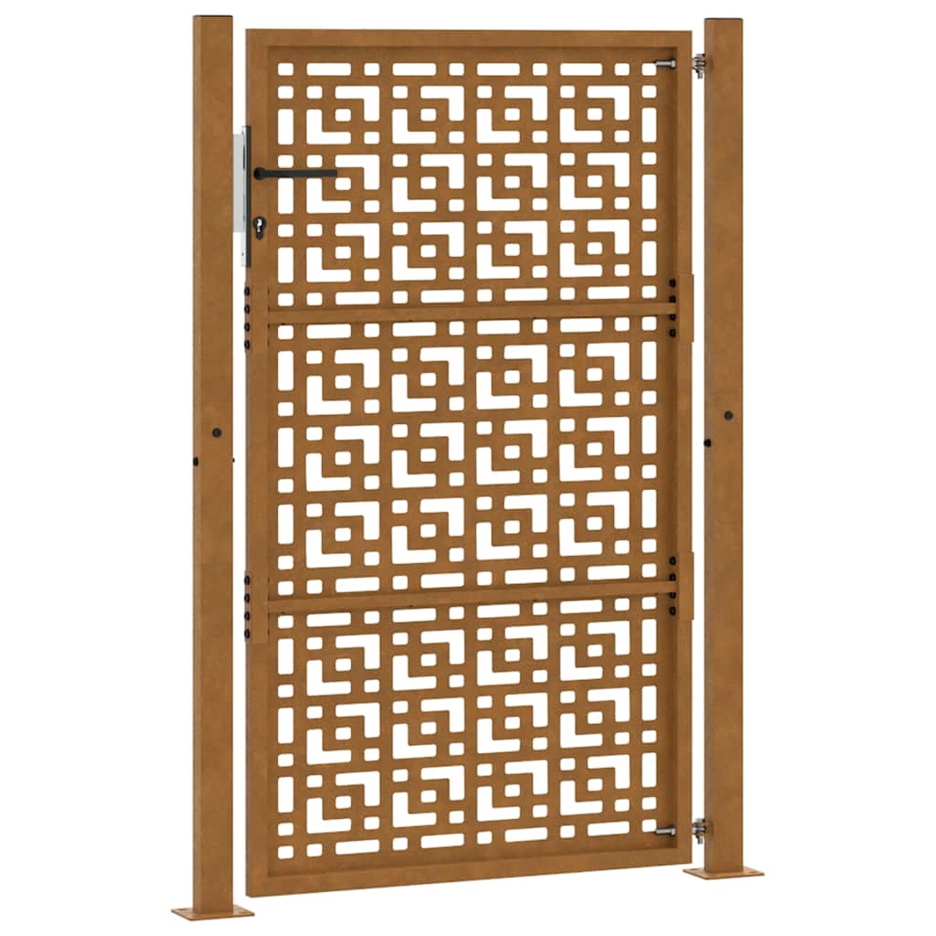 havelåge 105x155 cm vejrbestandigt stålkorsdesign