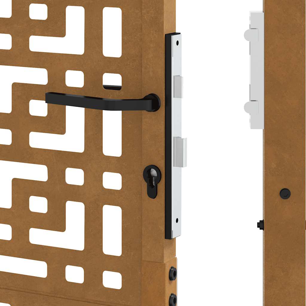 havelåge 105x155 cm vejrbestandigt stålkorsdesign