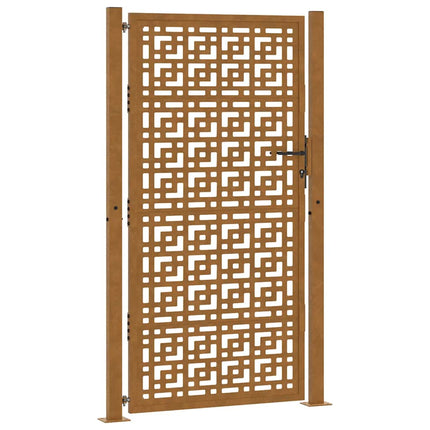 havelåge 100x200 cm vejrbestandigt stålkorsdesign