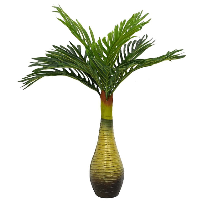 kunstig palmeplante 9 blade 70 cm grøn