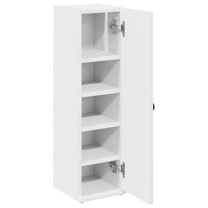 badeværelsesskab med rulleholder 20,5x22x72 cm hvid