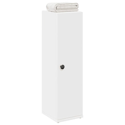 badeværelsesskab med rulleholder 20,5x22x72 cm hvid