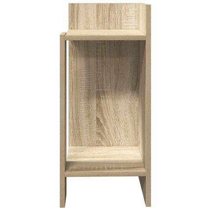 Sideborde 2 stk med reol sonoma eg 25,5x27x60 cm