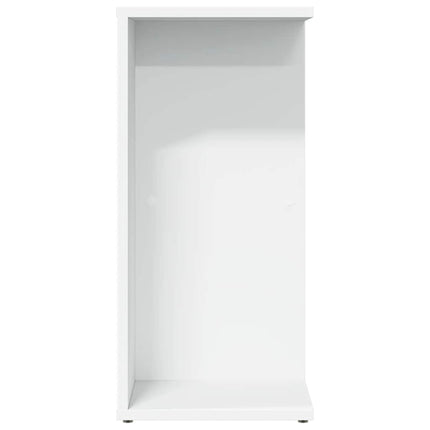 sengebord 46,5x29x61 cm konstrueret træ hvid