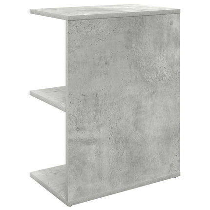 sengeborde 2 stk. 46,5x29x61 cm konstrueret træ betongrå