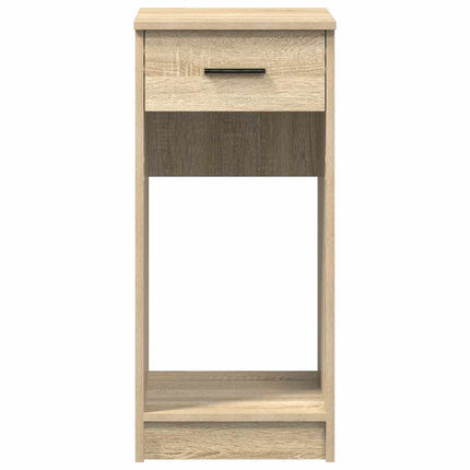 computertårnstativ med skuffe 35x45x77 cm sonoma-eg