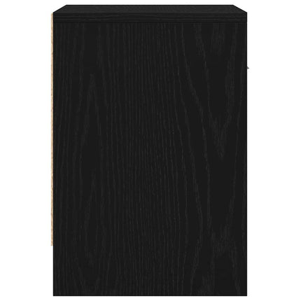 sengebord med skuffe 39x28x41 cm sort
