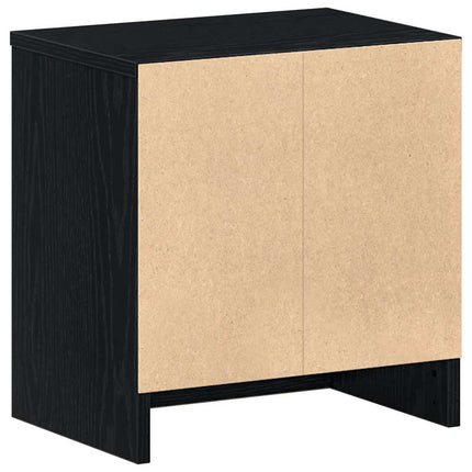 sengebord med skuffe 39x28x41 cm sort