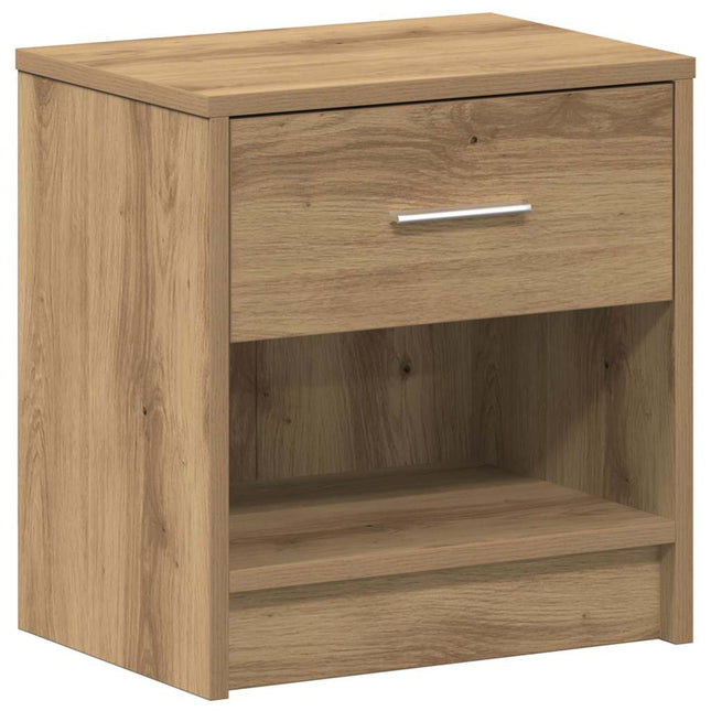 sengebord med skuffe 39x28x41 cm kunsteg