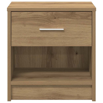 sengeborde 2 stk. med skuffe 39x28x41 cm kunsteg
