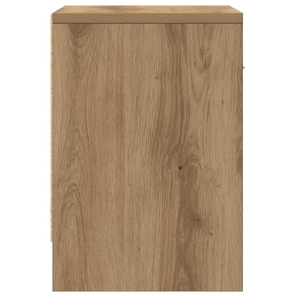 sengeborde 2 stk. med skuffe 39x28x41 cm kunsteg