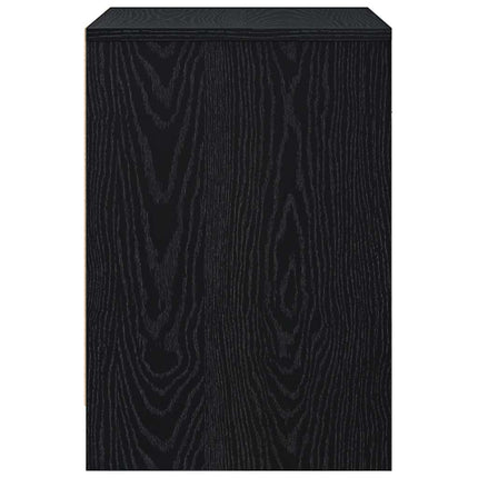 sengeborde 2 stk. med skuffe 40x34x50 cm sort