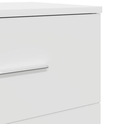 sengeborde 2 stk. med 2 skuffer 40x36x50 cm hvid