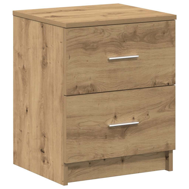 sengebord med 2 skuffer 40x36x50 cm kunsteg