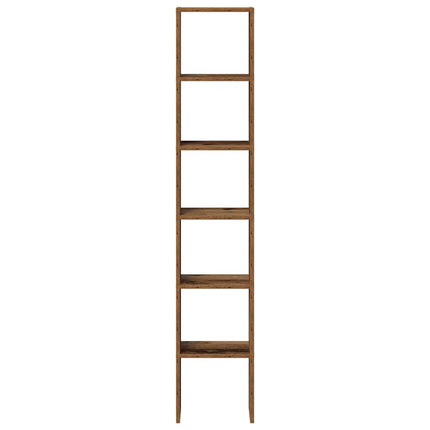 bogreoler stabelbare 2 stk. 30x30x80 cm antikt træ