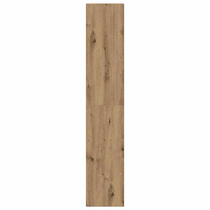bogreoler stabelbare 2 stk. 30x30x80 cm egetræsfarvet