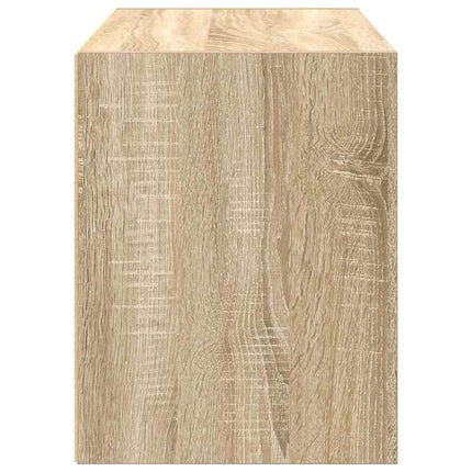 skab med 2 skuffer 60x31x40 cm konstrueret træ sonoma-eg