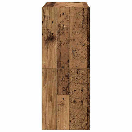 skabe med 4 skuffer 2 stk. 60x31x40 cm antikt træ