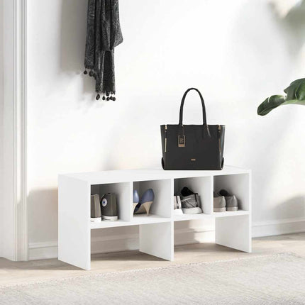 skostativ stabelbar 89,5x30x40 cm hvid
